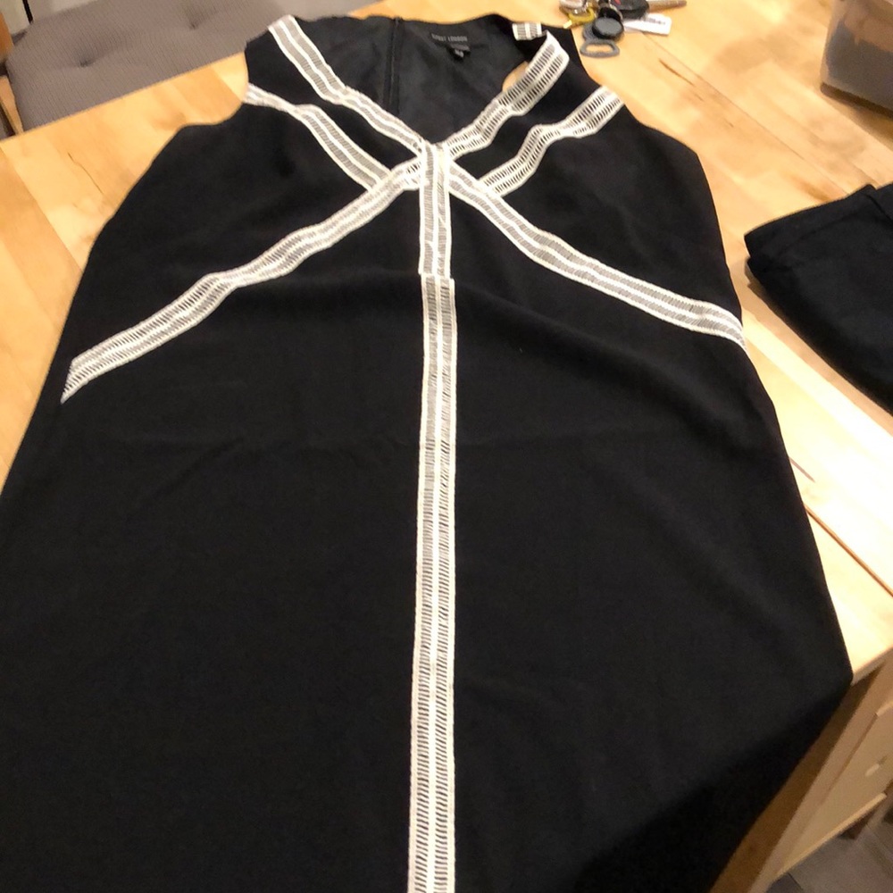 Black and white summer dress